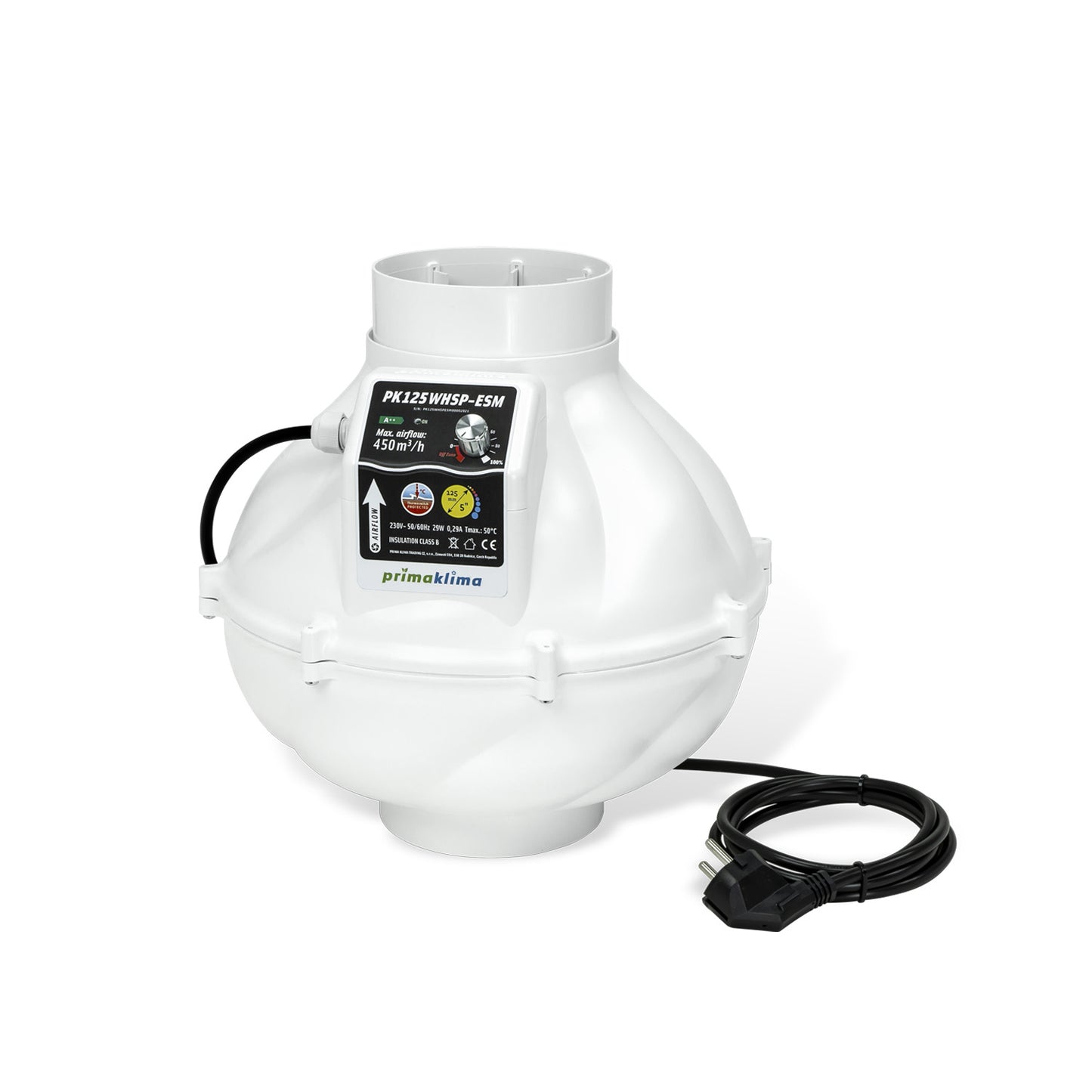 ESTRATTORE PRIMAKLIMA PK125WHSP-ESM