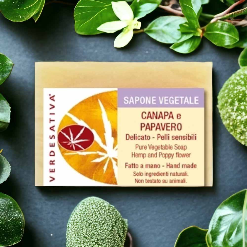 Sapone Canapa e Papavero