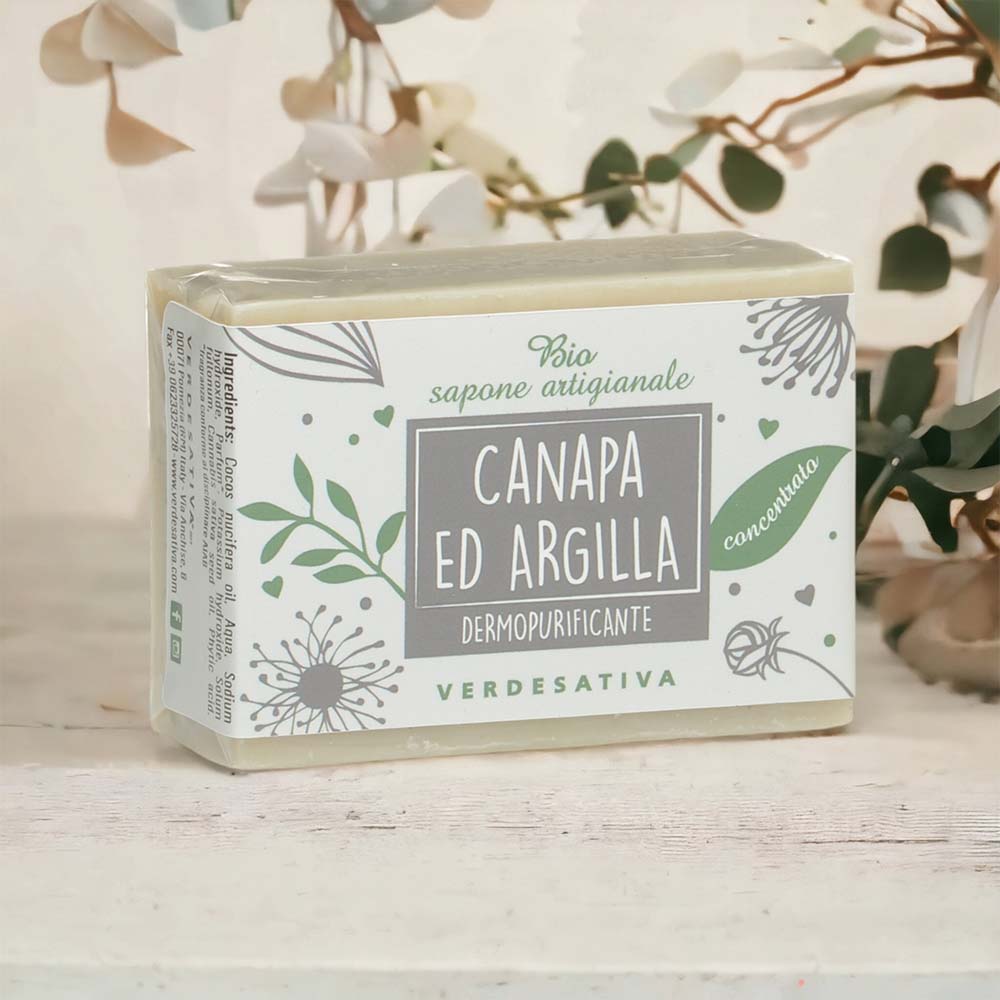 Sapone Canapa e Argilla