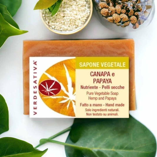 Sapone Canapa e Papaya