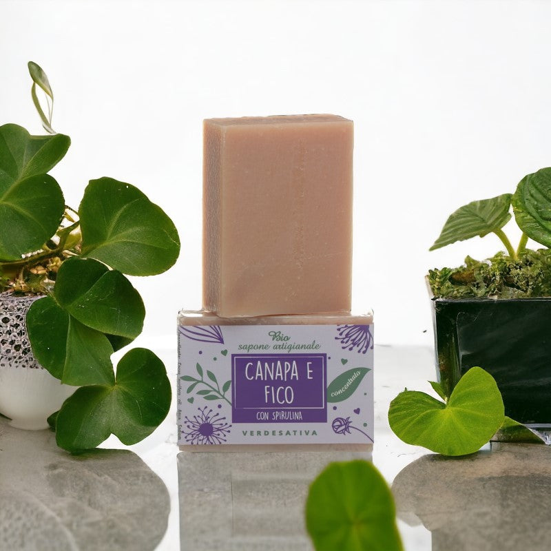 Bio Sapone Canapa Fico e Spirulina