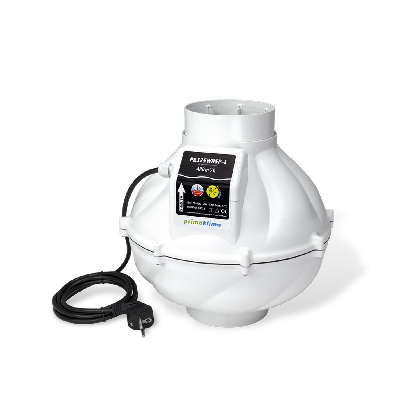 ESTRATTORE PRIMAKLIMA PK125WHSP-L