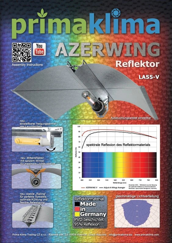PRIMA KLIMA RIFLETTORE AZERWINGS LA55-V